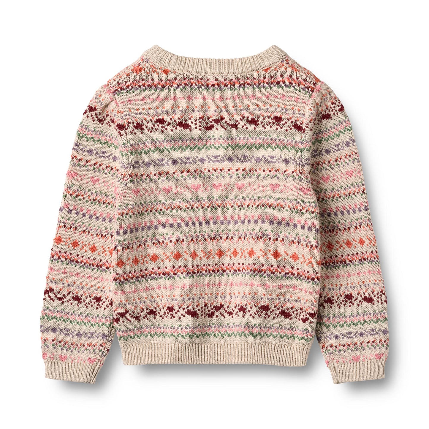 Wheat Jacquard Pullover Olga