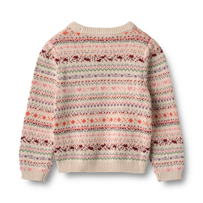 Wheat Jacquard Pullover Olga