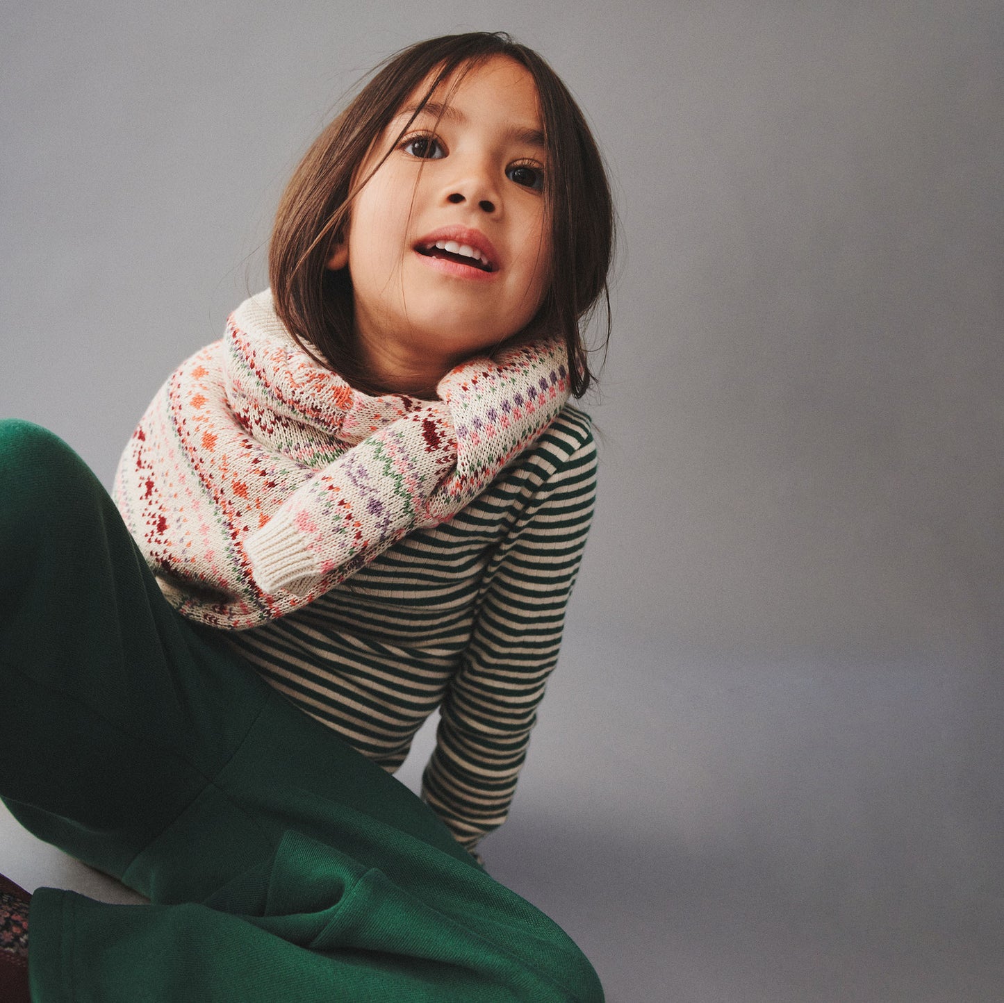 Wheat Jacquard Pullover Olga