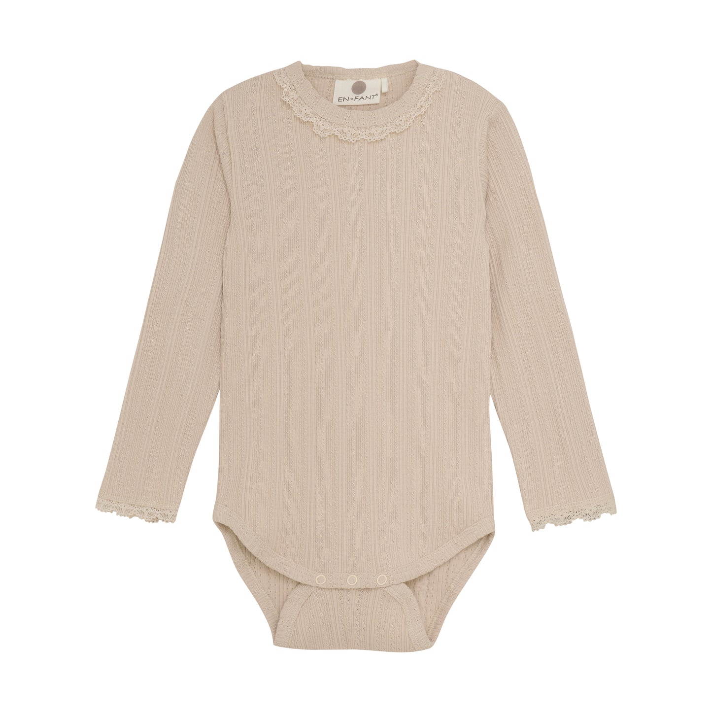 En Fant Body mit Pointelle Muster