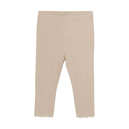 En Fant Leggings mit Pointelle Muster