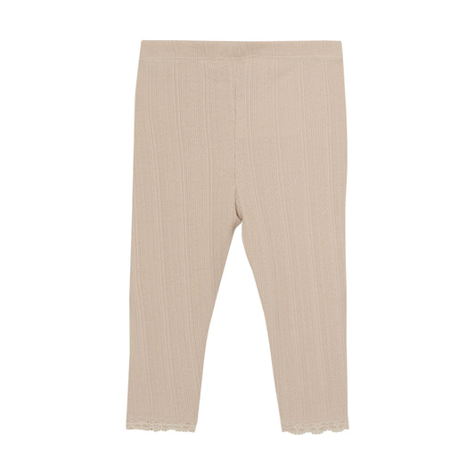 En Fant Leggings mit Pointelle Muster