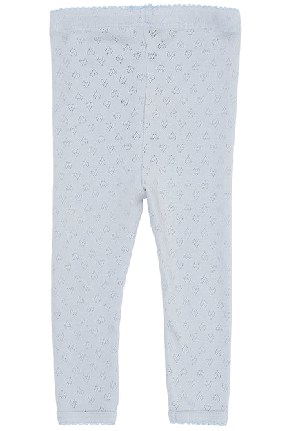 Copenhagen Colors Leggings mit Pointelle Herz Muster
