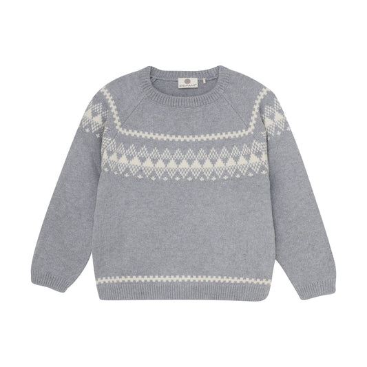 En Fant Strickpullover aus Wolle
