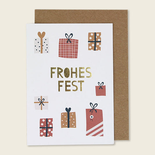 Ava & Yves Klappkarte "Frohes Fest"