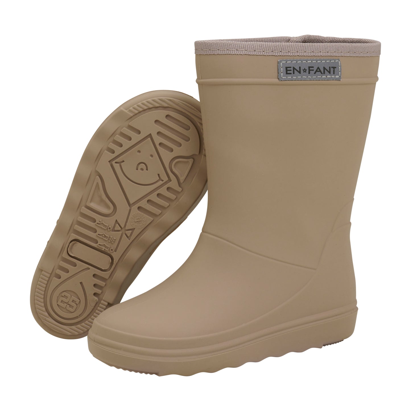 En Fant Gummistiefel