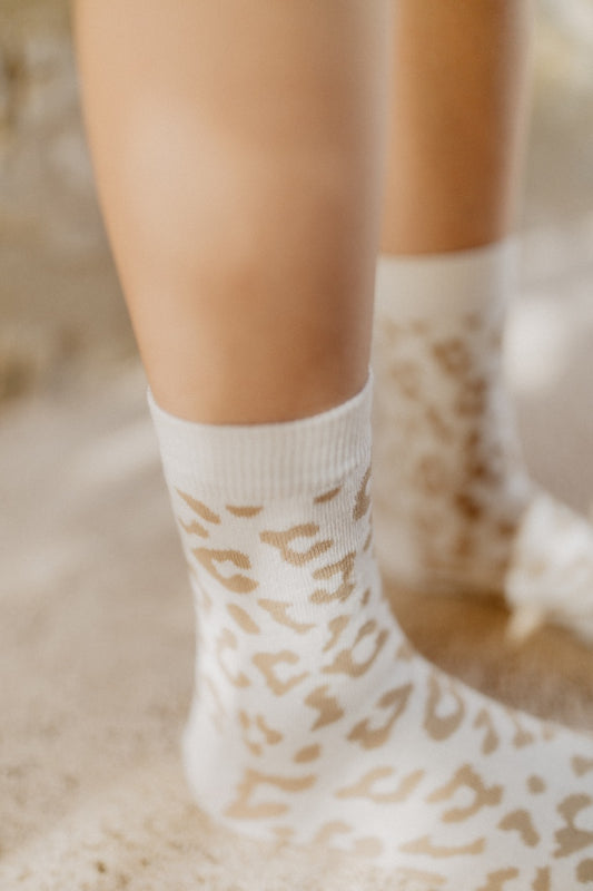 Leevje Socken Leoprint