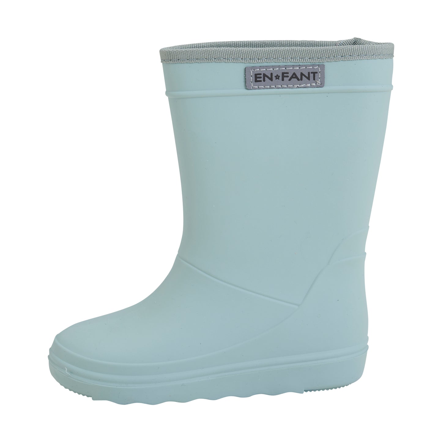 En Fant Gummistiefel