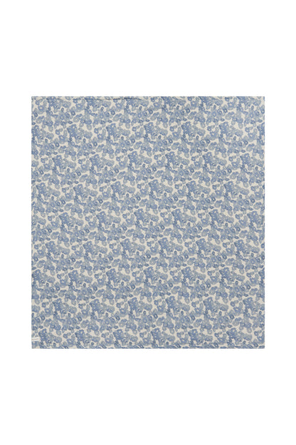 Leevje Musselintuch "Blue Flowers"