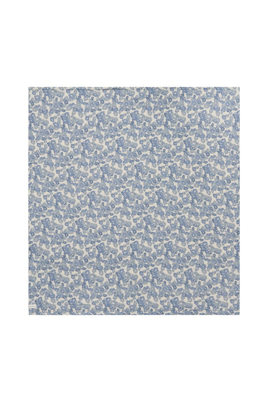Leevje Musselintuch "Blue Flowers"