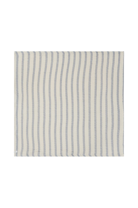 Leevje Musselintuch "Blue Stripes"