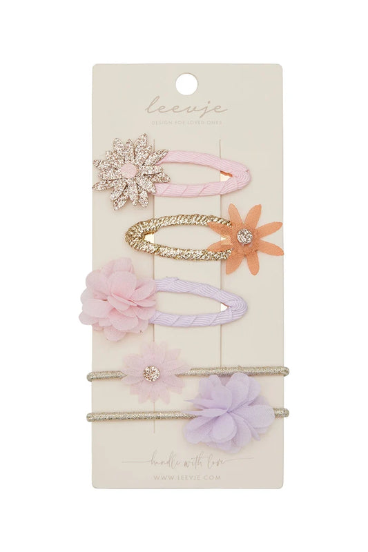 Leevje Haarspangen "Flower Power Mix"