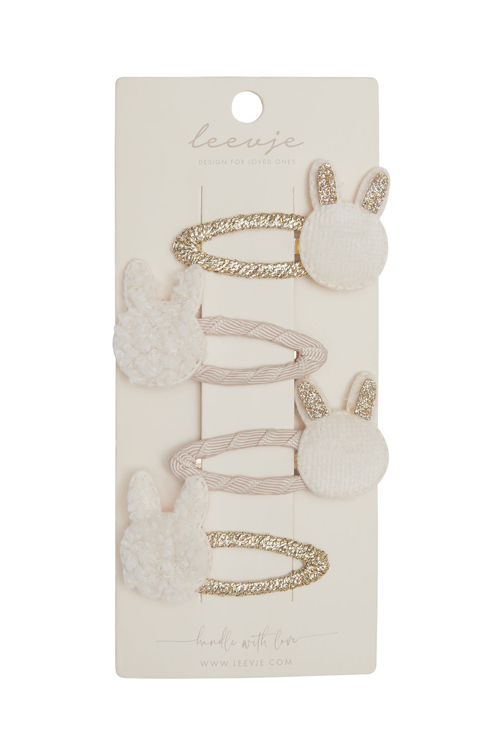 Leevje Haarspangen „Fluffy Bunny"