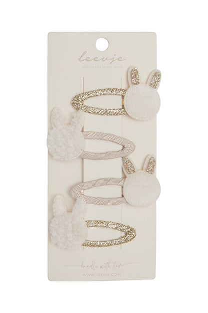 Leevje Haarspangen „Fluffy Bunny"