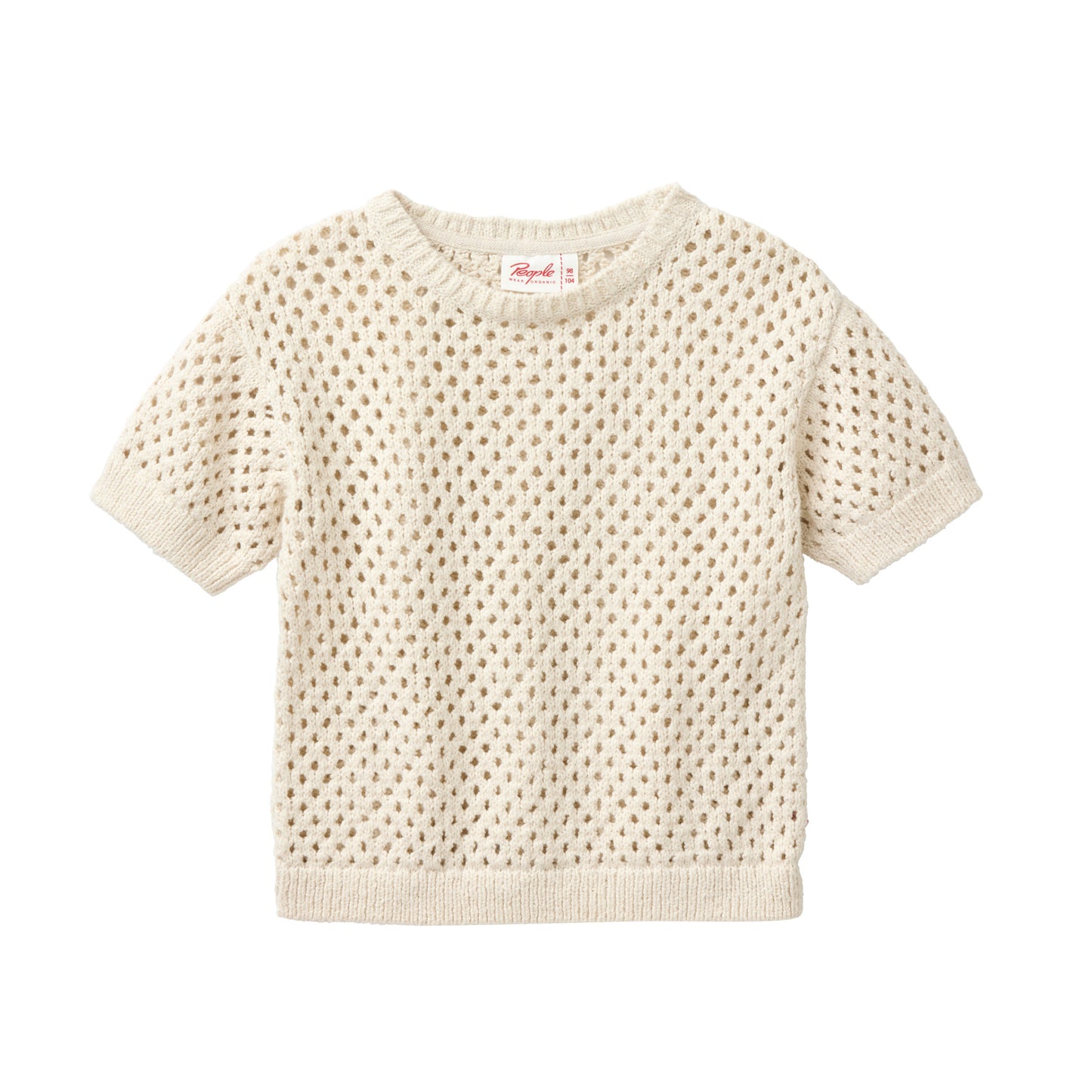 People Wear Organic Strick- Kurzarmpullover