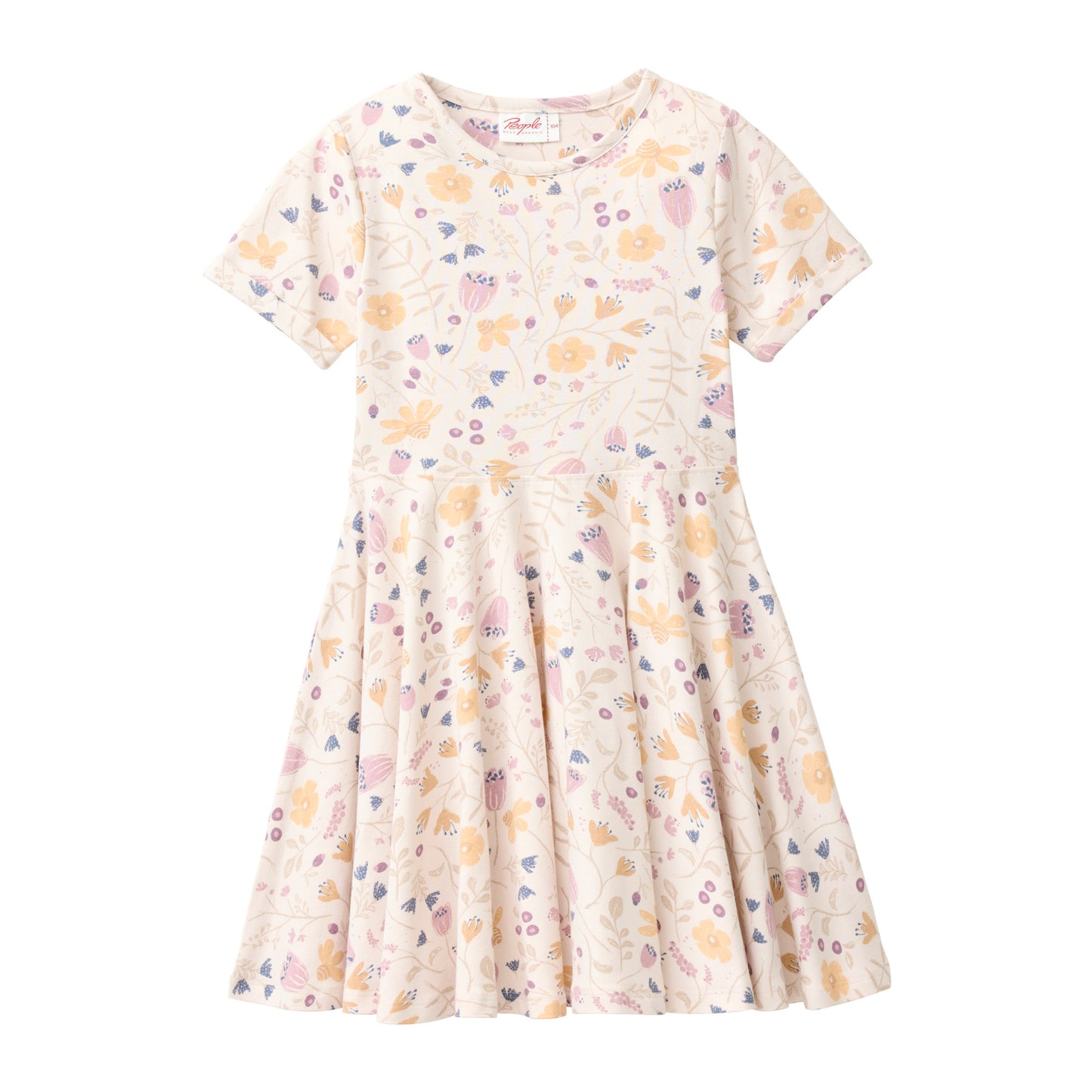 People Wear Organic Kurzarmkleid
