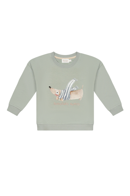 Leevje Oversized Sweatshirt Dackel