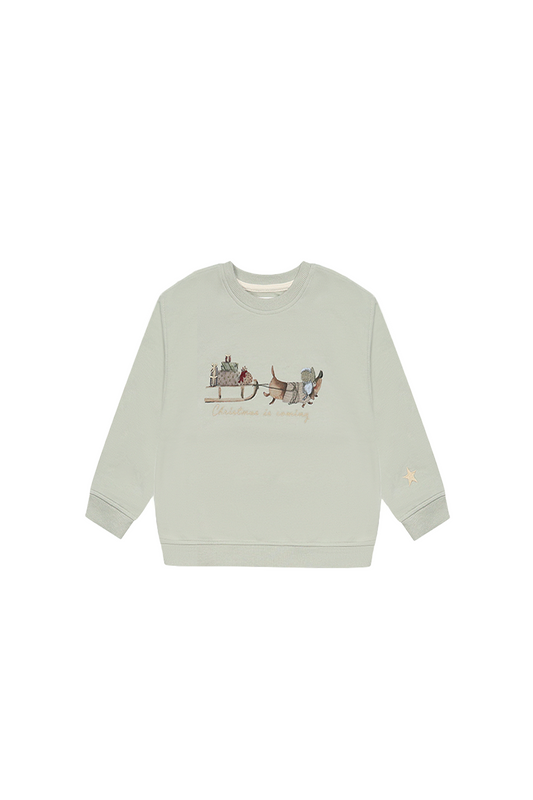 Leevje Sweatshirt Dackel - christmas is coming