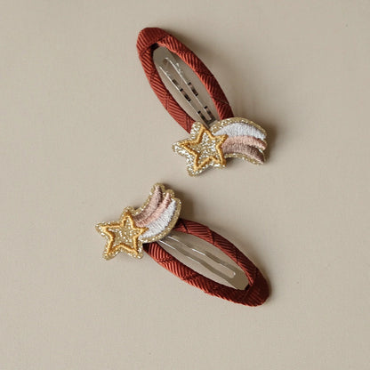 Cosy Roots Haarspangen"Christmas Star" 2-er Set