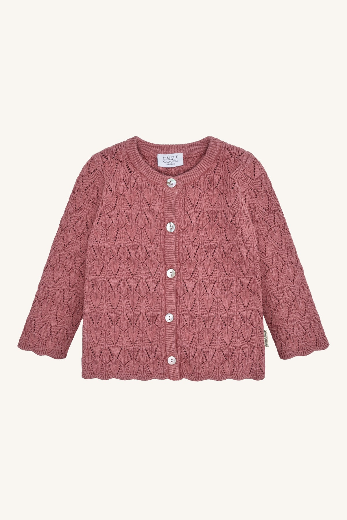 Hust & Claire Strickjacke Cilja Pointelle