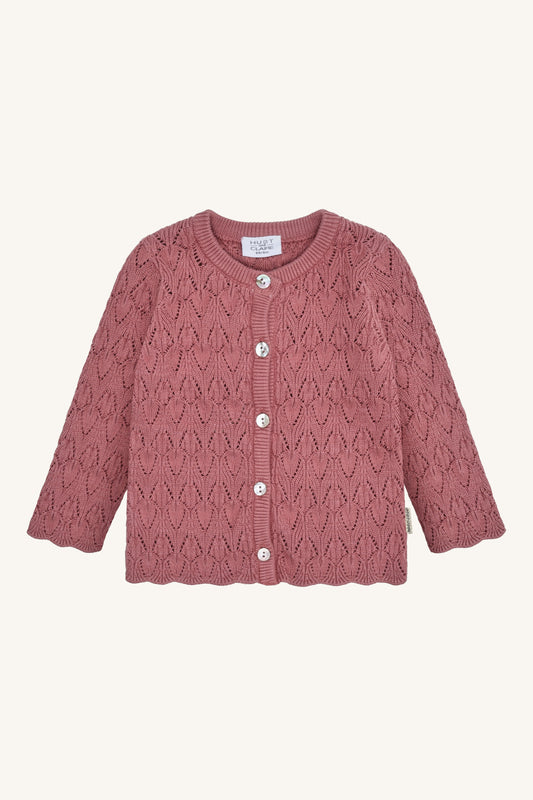 Hust & Claire Strickjacke Cilja Pointelle