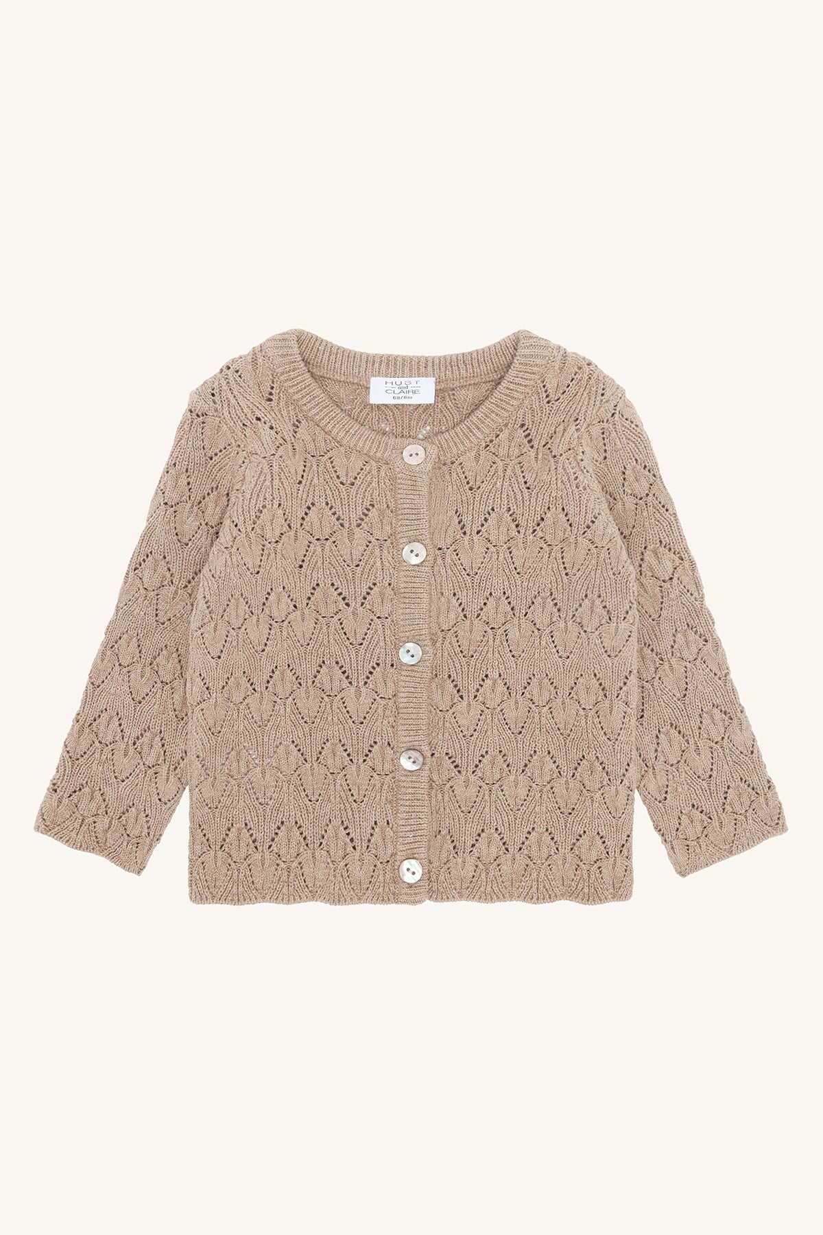 Hust & Claire Strickjacke Cilja Pointelle