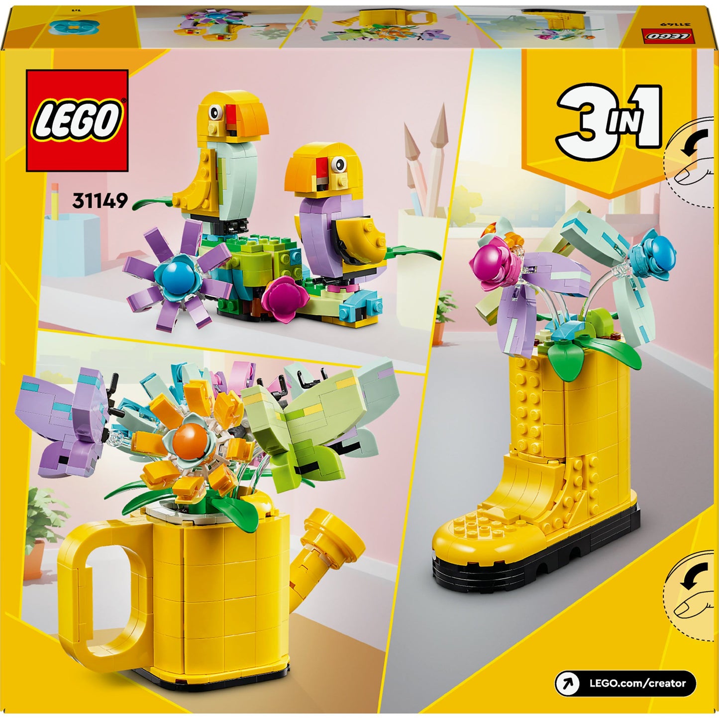 Lego Creator Gießkanne mit Blumen