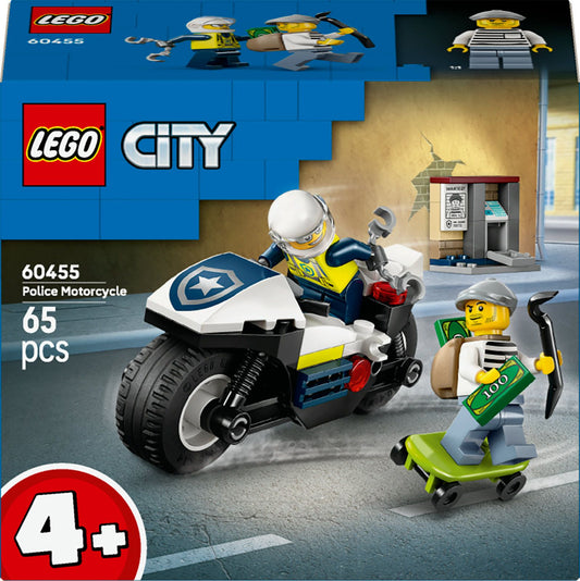 Lego City Verfolgungsjagd mit dem Polizeimotorad