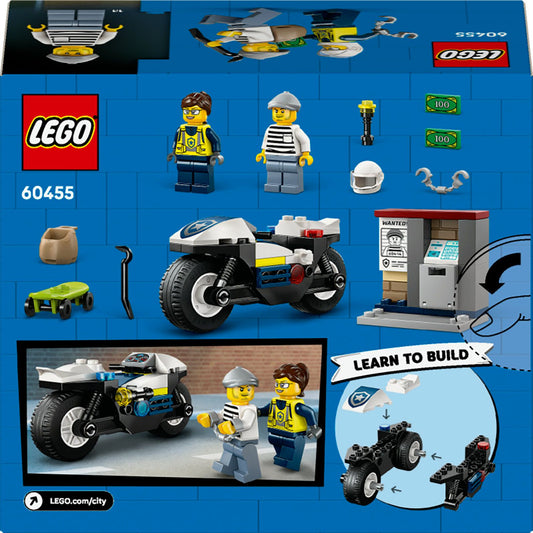 Lego City Verfolgungsjagd mit dem Polizeimotorad