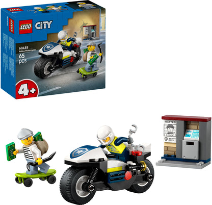 Lego City Verfolgungsjagd mit dem Polizeimotorad