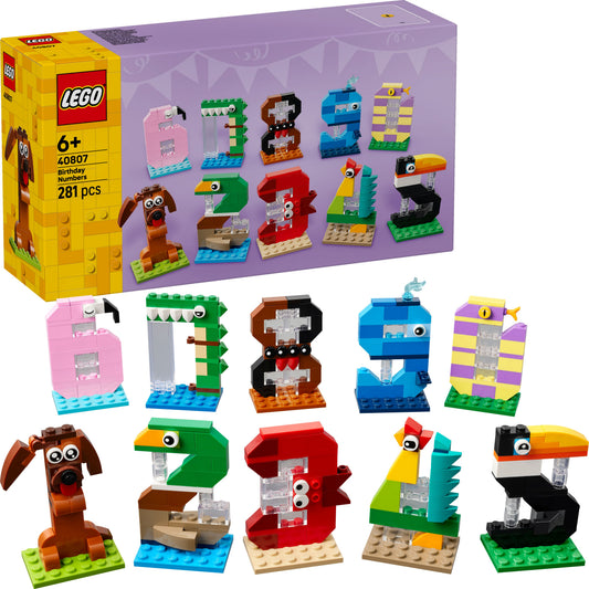 Lego Iconic Geburtstagszahlen