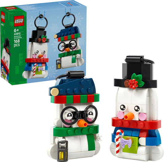 Lego Iconic Deko-Schneemänner