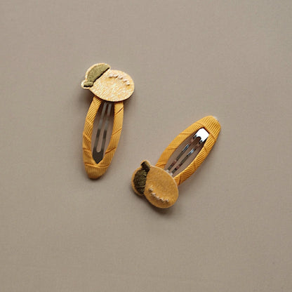Cosy Roots Haarspangen"Pure Lemon" 2-er Set