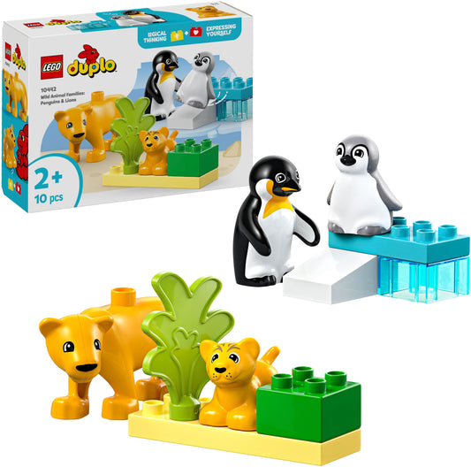 Lego Duplo Wildtier-Familien: Pinguine & Löwen