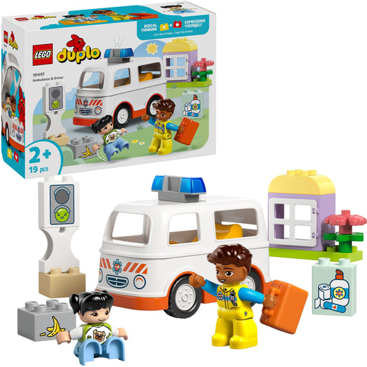 Lego Duplo Rettungswagen mit Fahrer