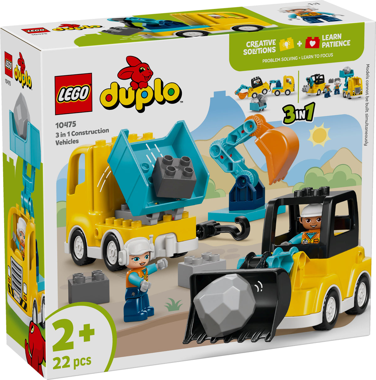 Lego Duplo Baufahrzeuge 3-in-1 Set