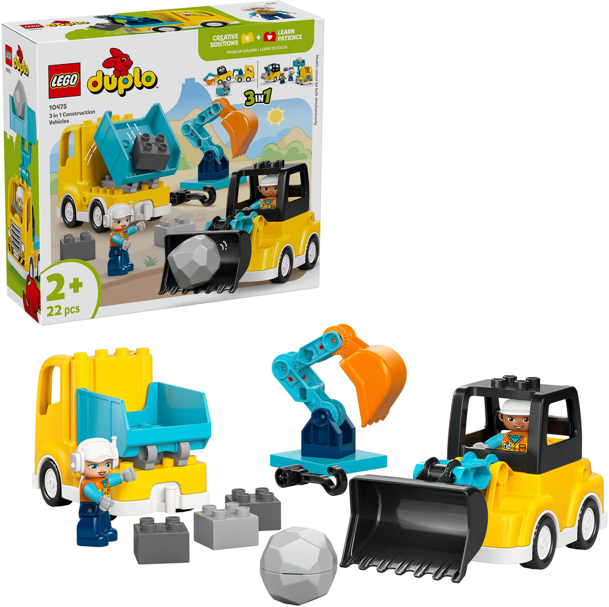 Lego Duplo Baufahrzeuge 3-in-1 Set