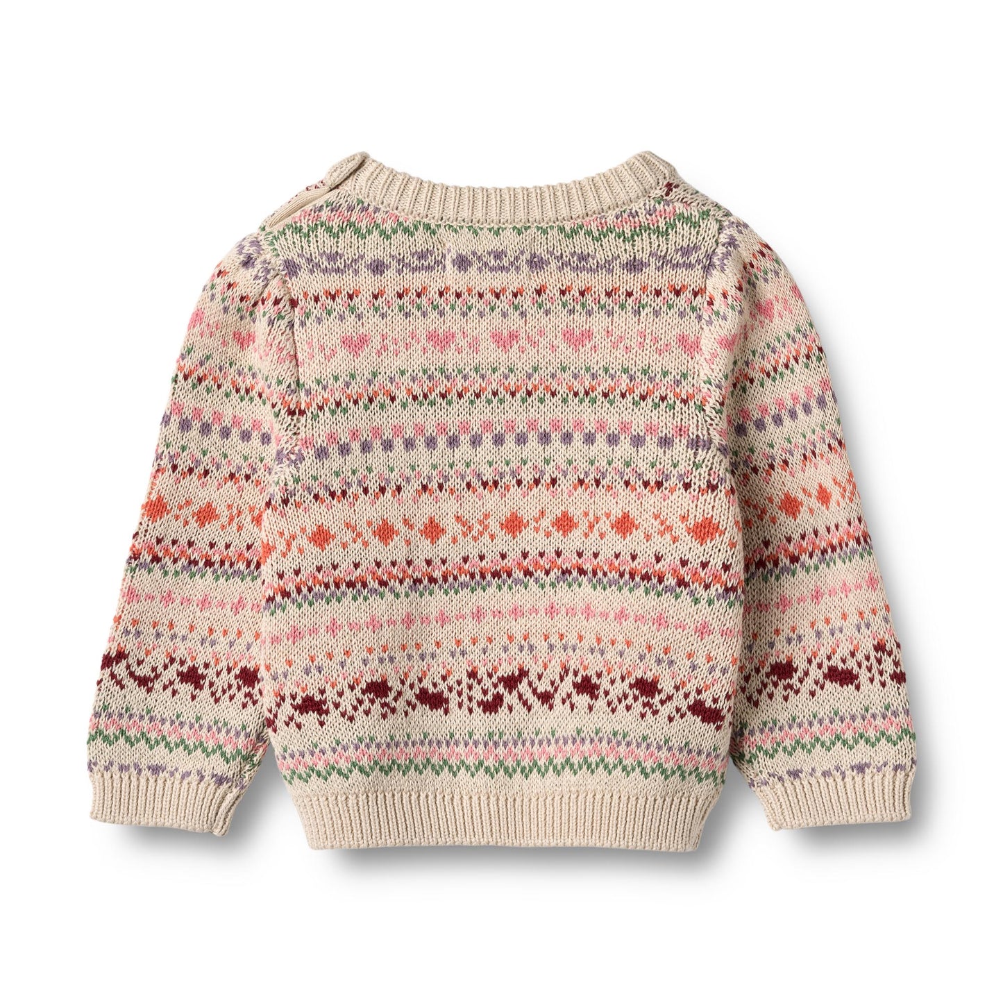 Wheat Jacquard Pullover Olga