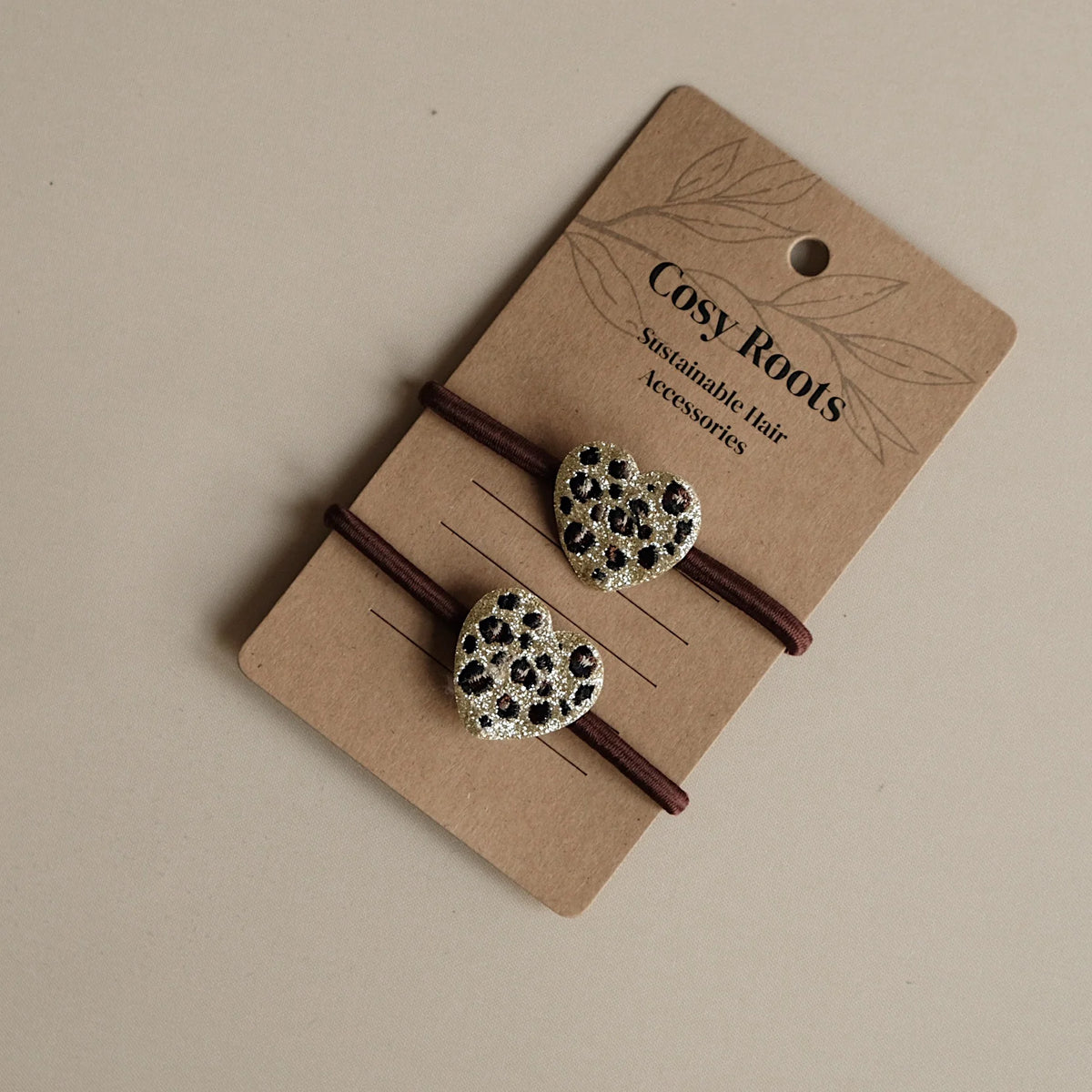 Cosy Roots Haargummis "Leo Hearts" 2-er Set