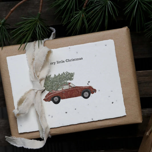 Heylittlegreen Postkarte "Merry little Christmas"