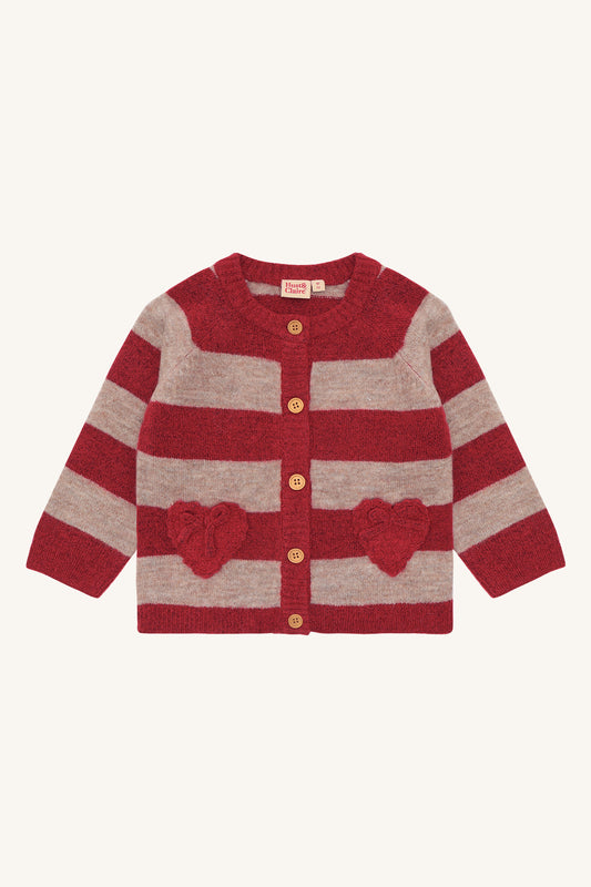 Hust & Claire Strickjacke Camilla Christmas stripe