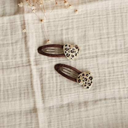 Cosy Roots Haarspangen"Leo Hearts" 2-er Set
