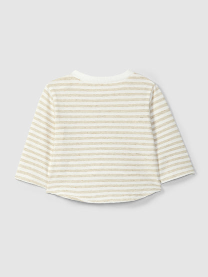 Snug gestreiftes Longsleeve mit Tasche