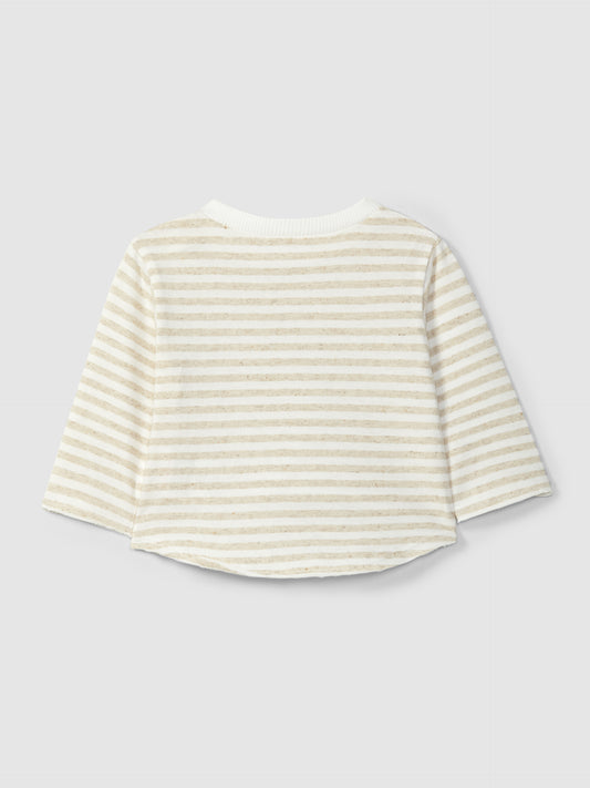 Snug gestreiftes Longsleeve mit Tasche