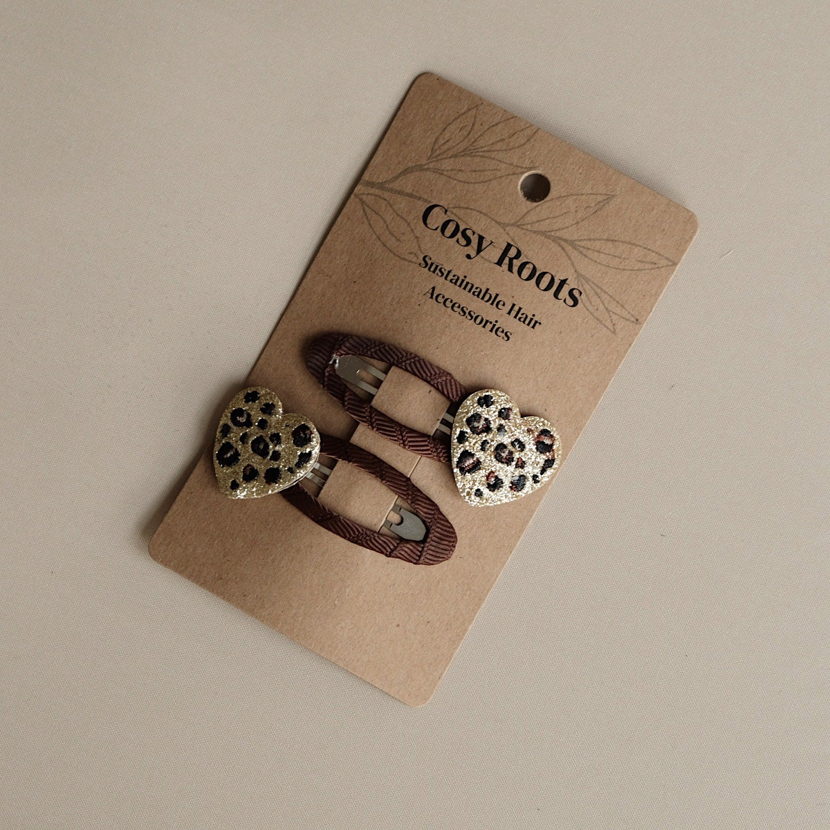 Cosy Roots Haarspangen"Leo Hearts" 2-er Set