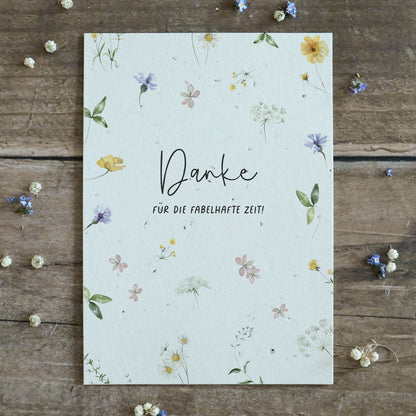 Heylittlegreen Postkarte "Danke“