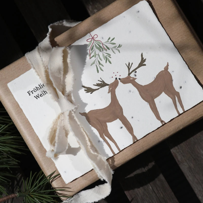 Heylittlegreen Postkarte "Rentiere"