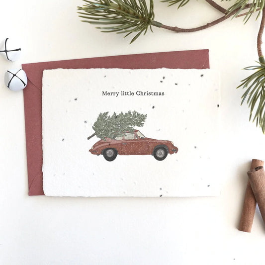 Heylittlegreen Postkarte "Merry little Christmas"