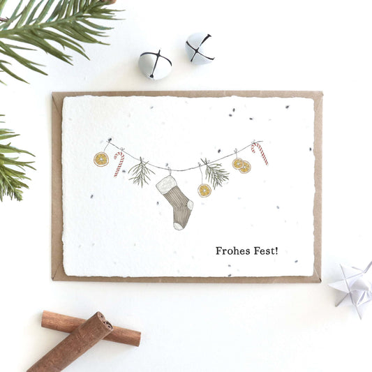 Heylittlegreen Postkarte "Frohes Fest"