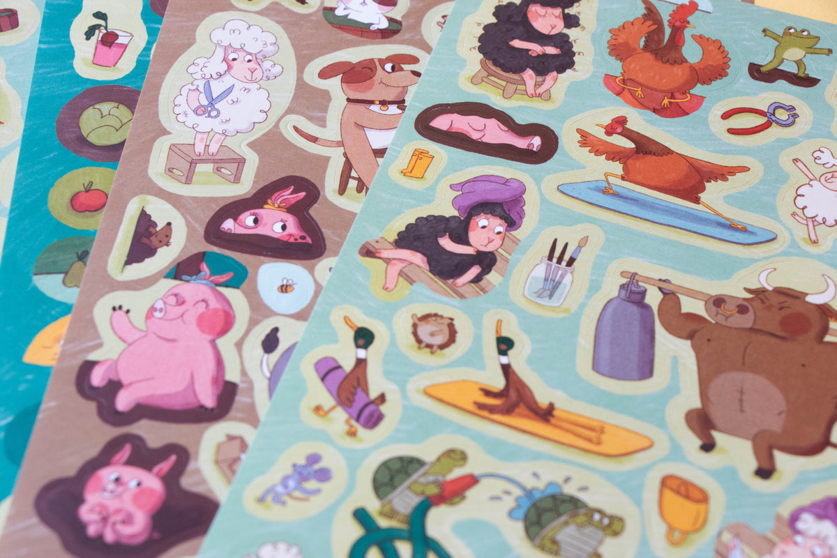 Londji Sticker & Poster Farmtastic World